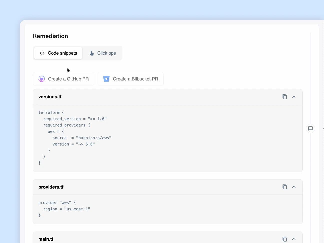 Screenshot of app interface