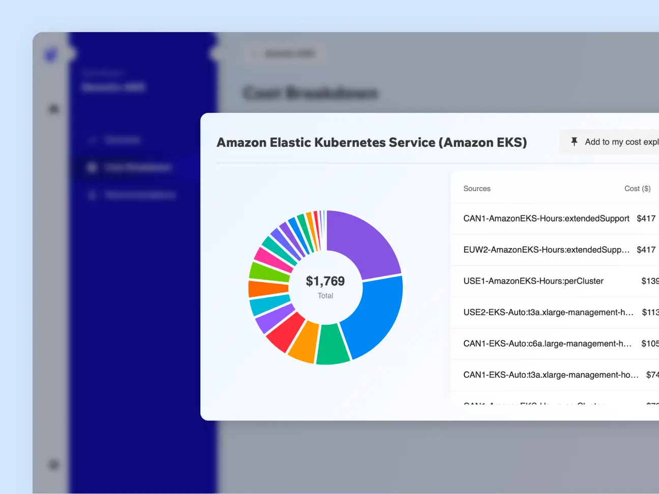 screenshot of Jetscale AI interface