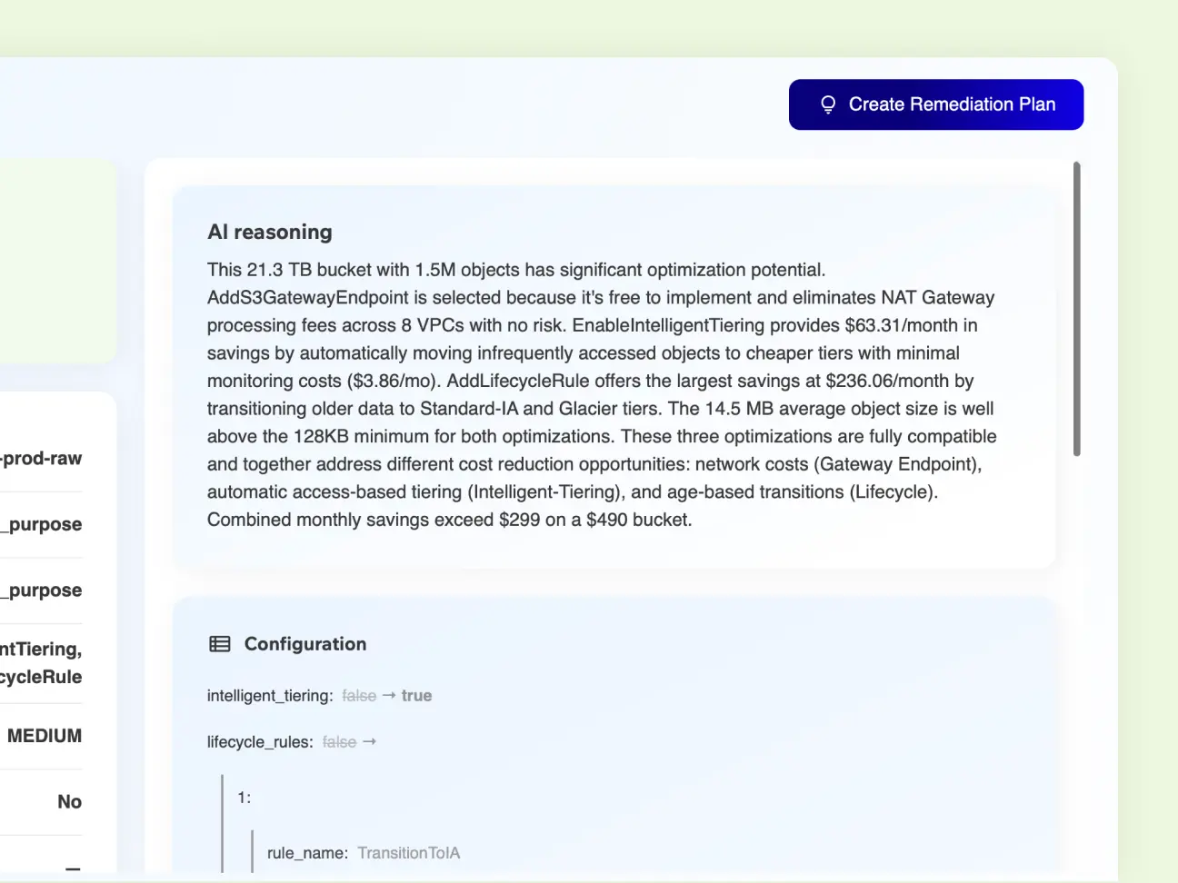 screenshot of Jetscale AI interface