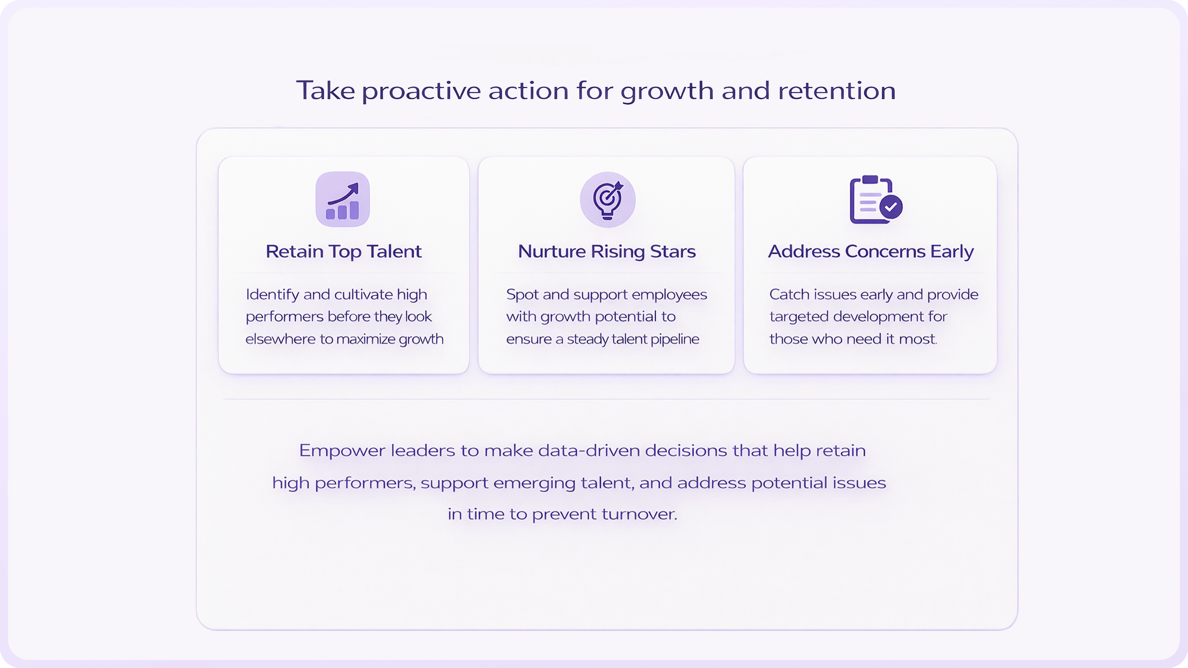 Retention strategy