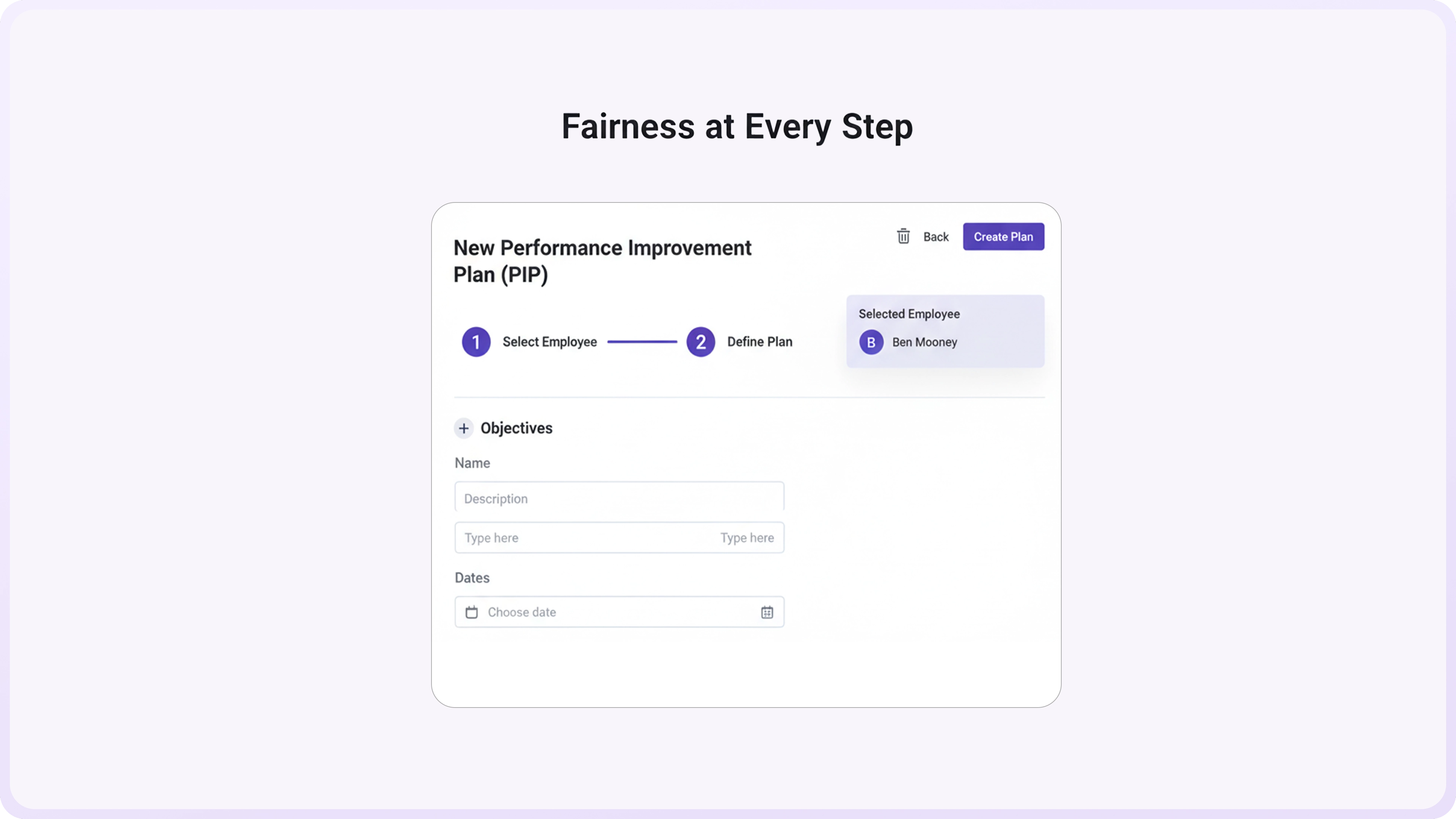 Performance improvement plan