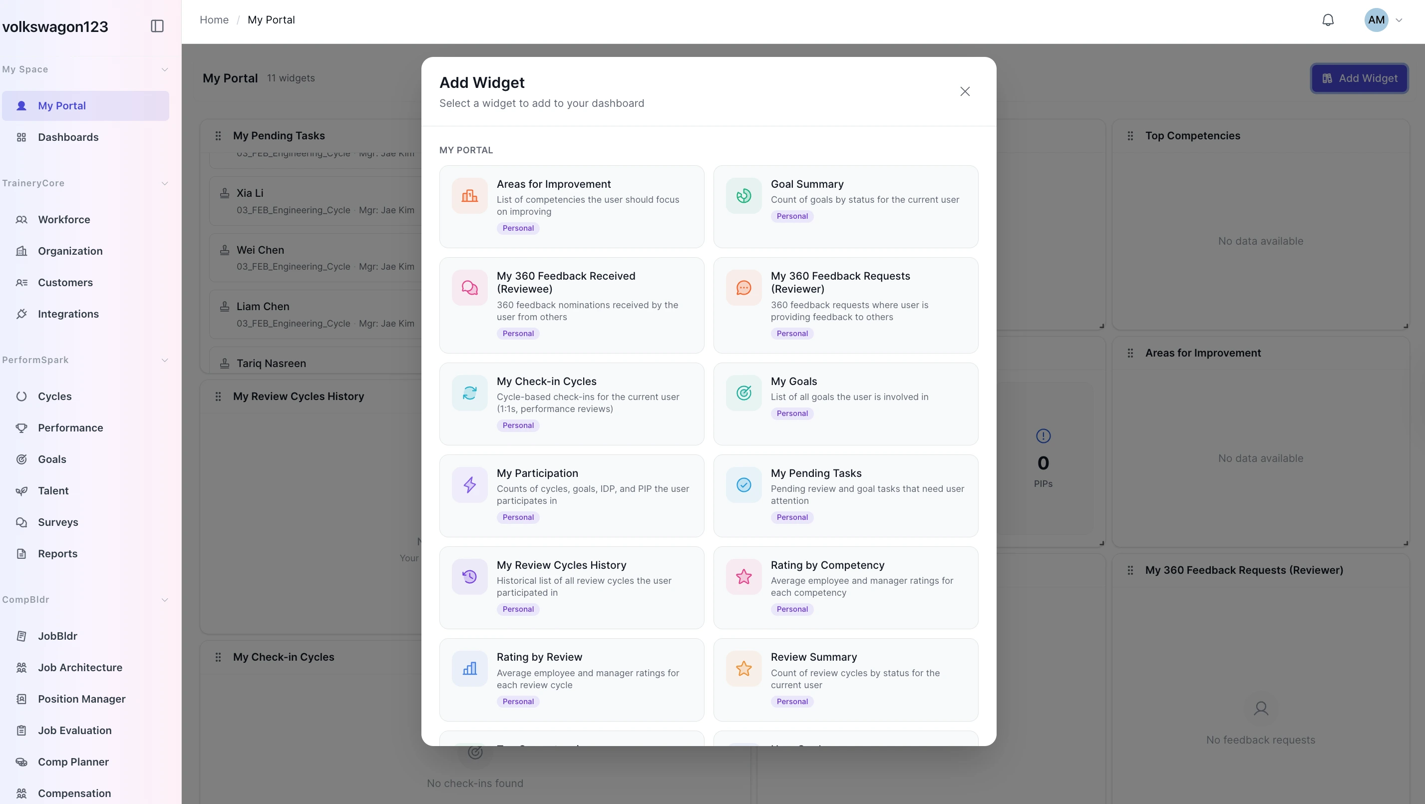 Performance management software