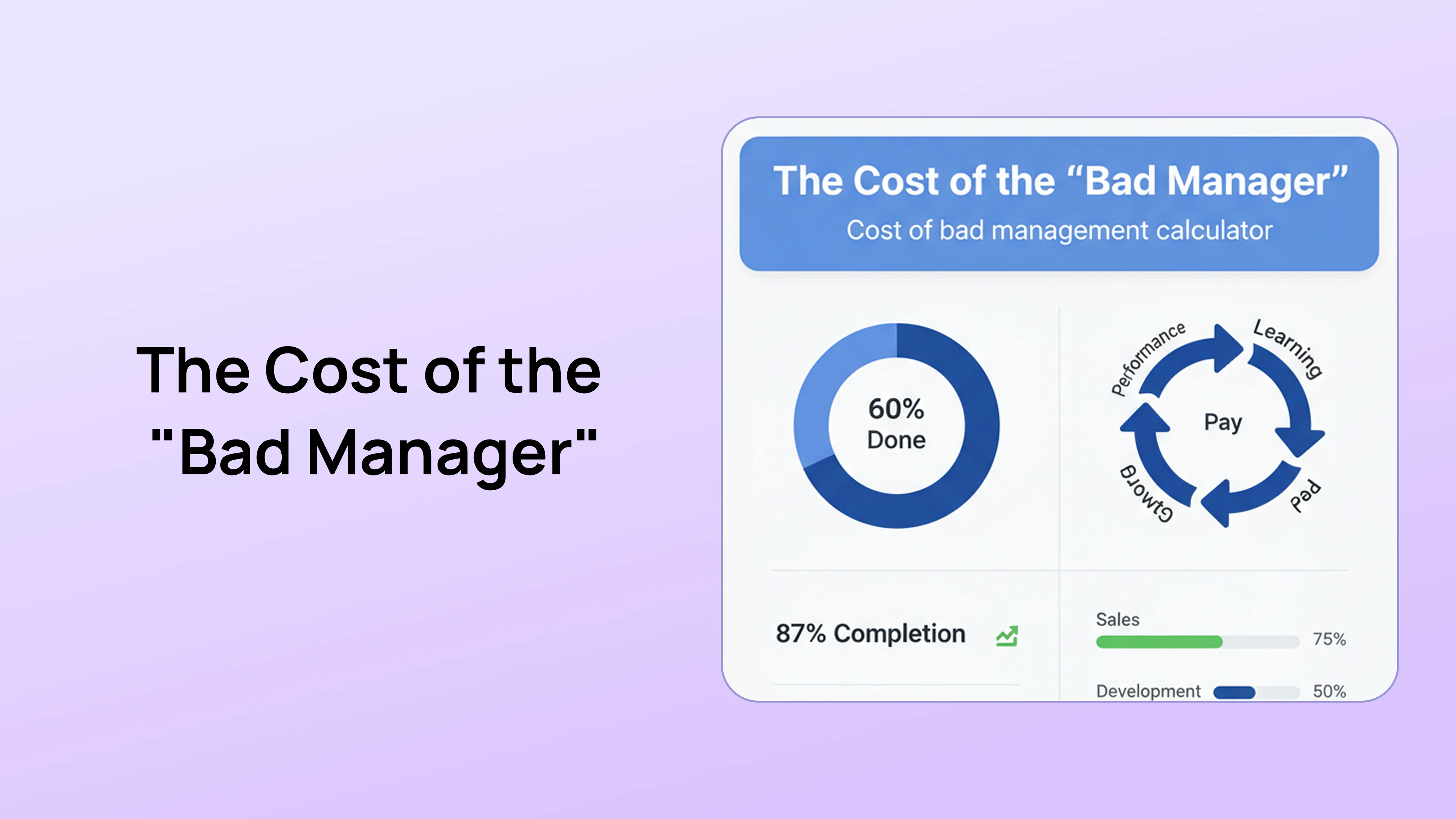 The Cost of the "Bad Manager"