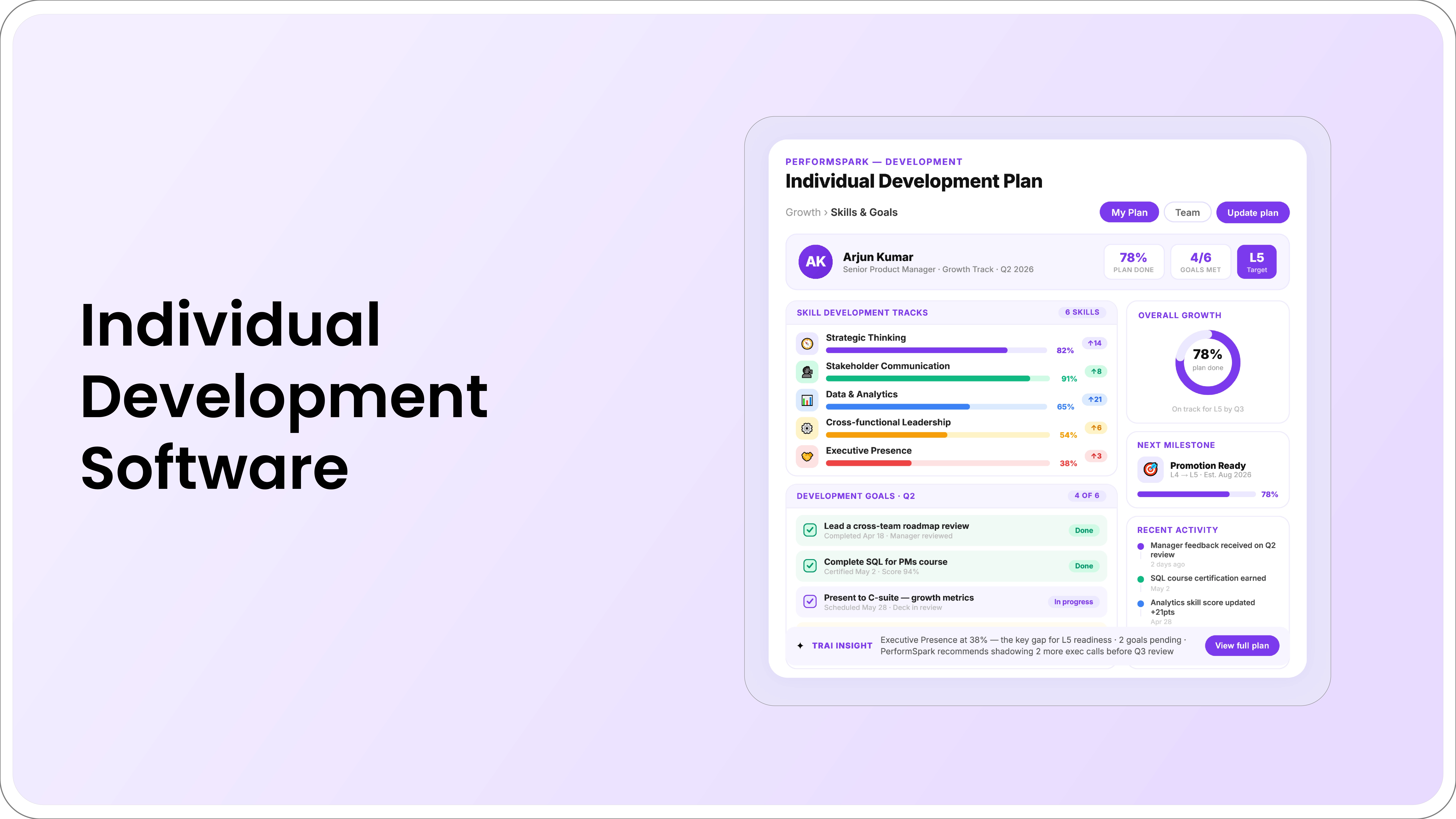 HR team evaluating individual development plan software and employee growth workflows