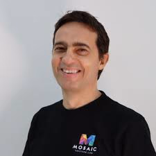 customer giving a testimonial for an ai biotech company [headshot]