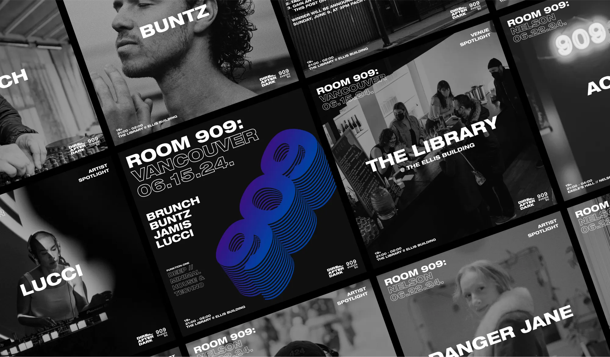 909 Events BC - Social Media Posts Preview