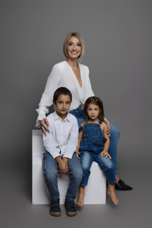 Mamma con figli grandi