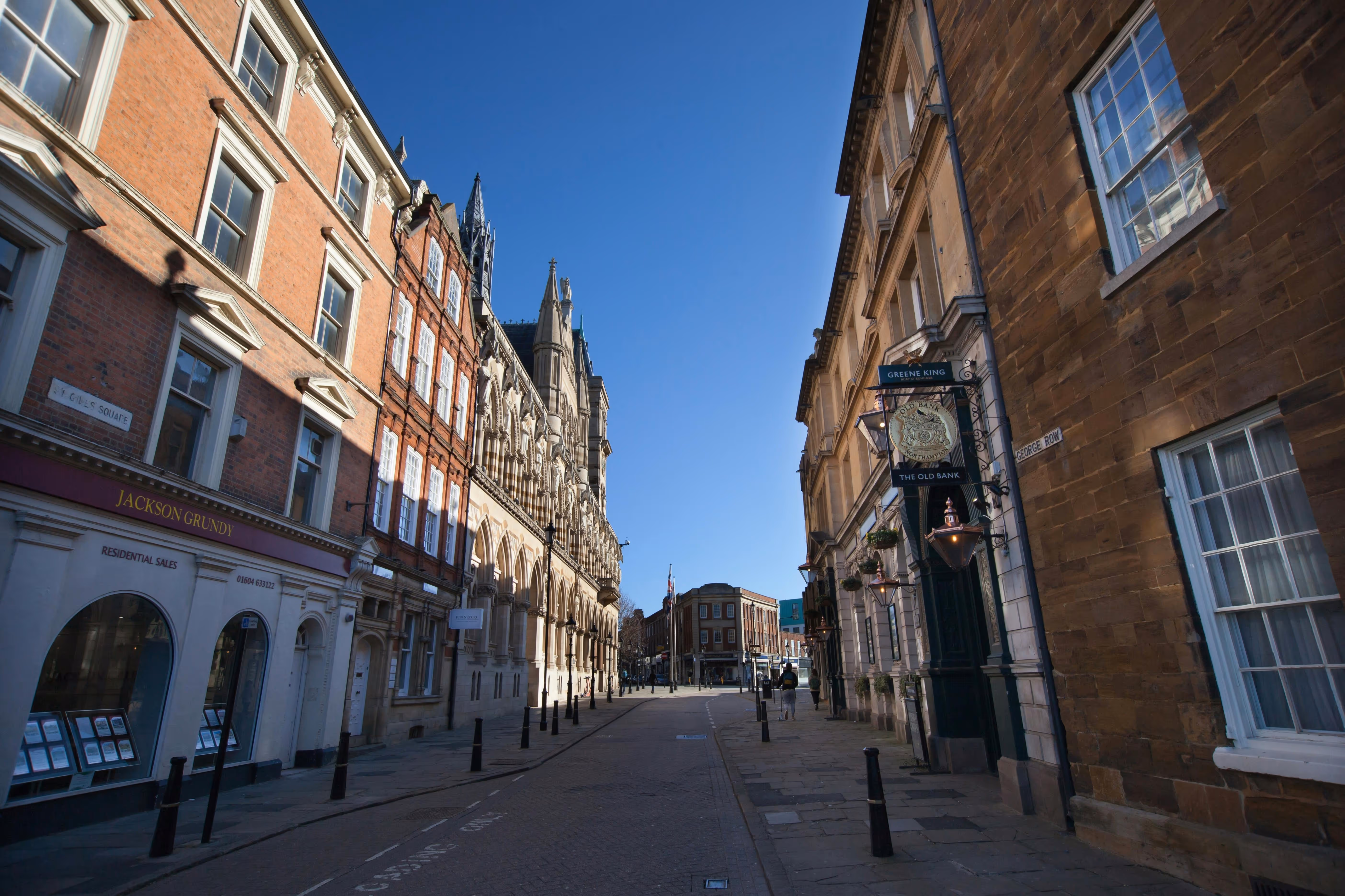 An alleyway in Northampton
