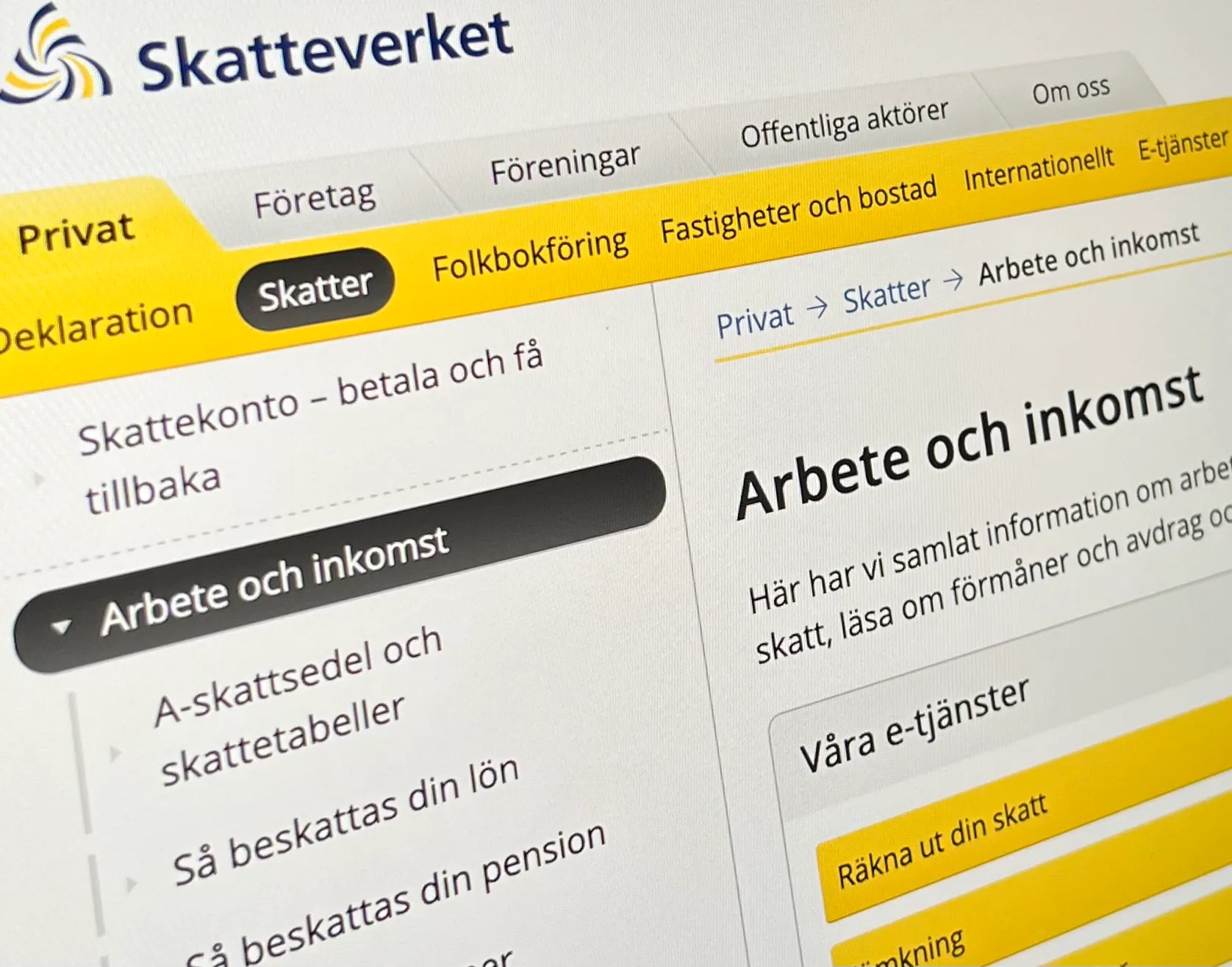 Skateverket web design logo showcasing a contemporary style with clean lines and bold lettering