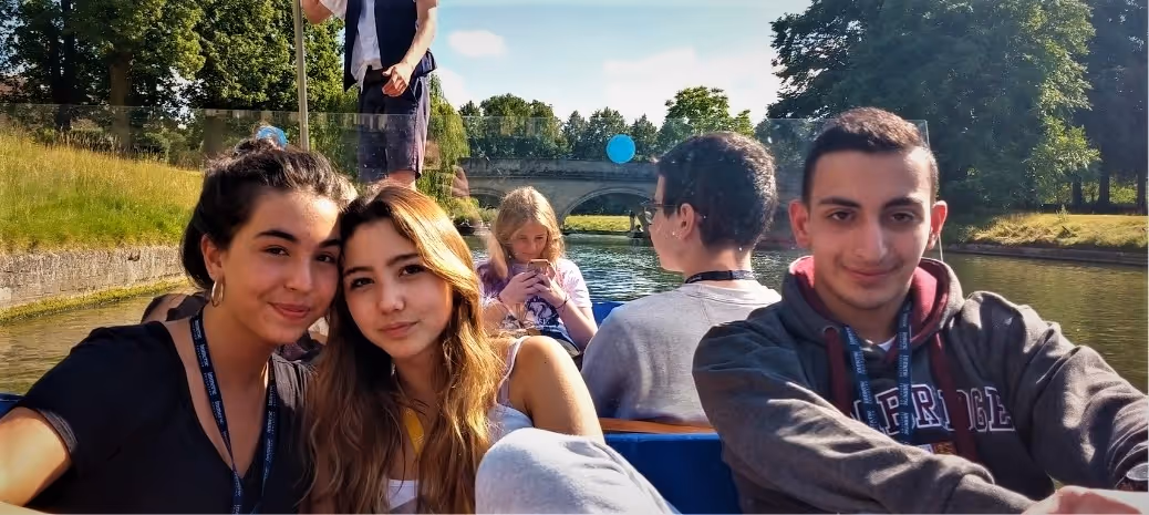 Punting and Fireside Chats at Jesus College (13-15)