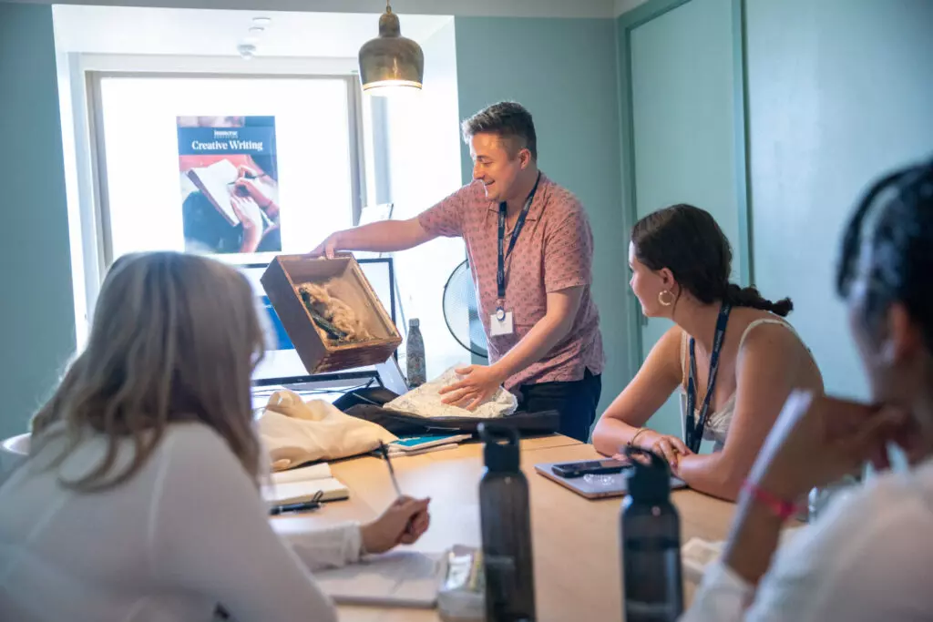 Students taking part in an Immerse Education programme
