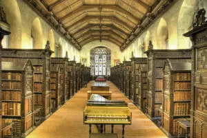St Johns College Library Interior
