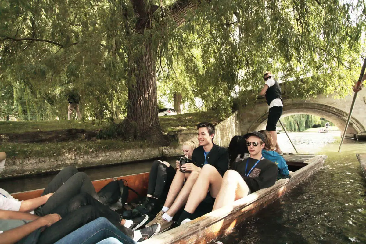 Students Enjoy Subject Trips and a Punt on the River Cam