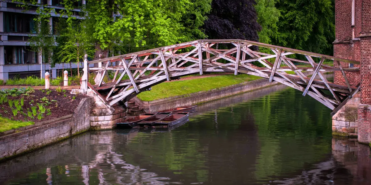 The Mathematical Bridge in Cambridge: An Engineering Wonder