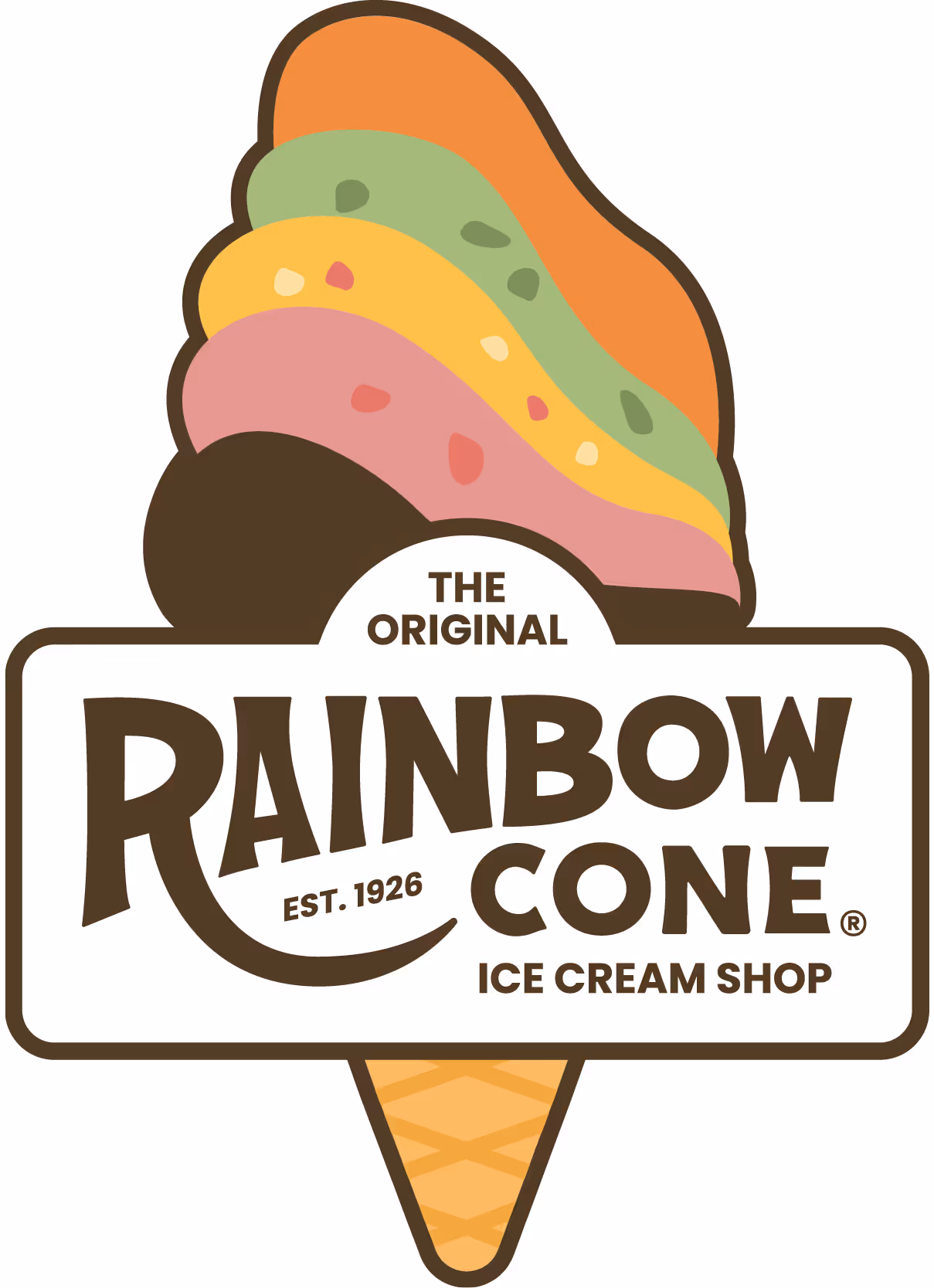The Original Rainbow Cone