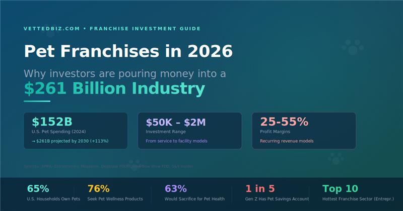Pet Franchises in 2026: Why Investors Are Pouring Money Into a $261 Billion Industry