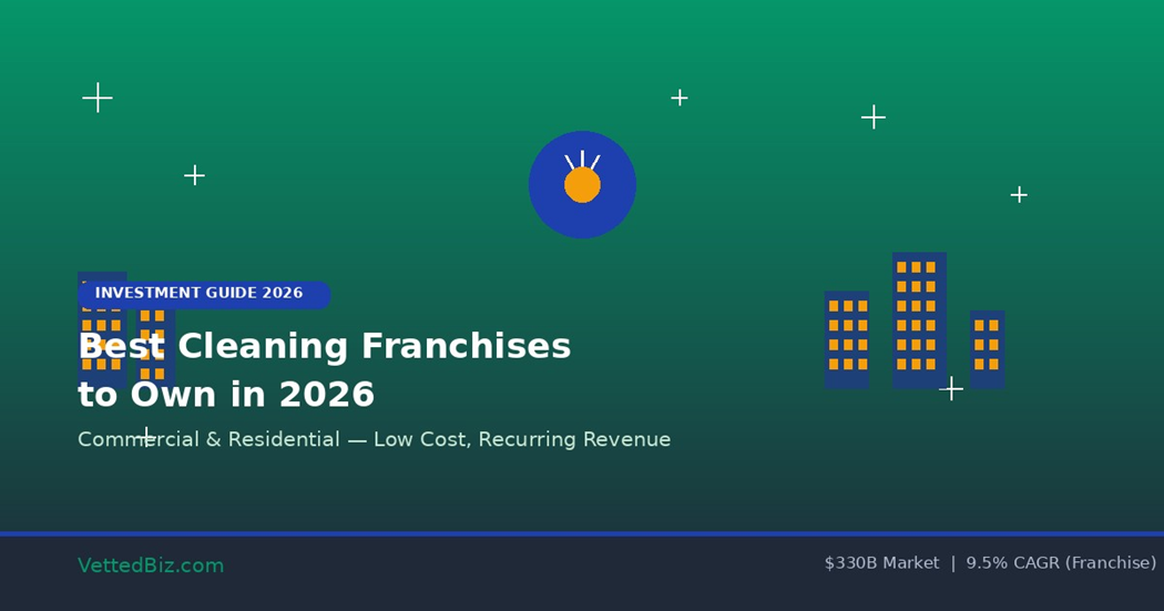 Best Cleaning Franchises to Own in 2026: Commercial & Residential Investment Guide