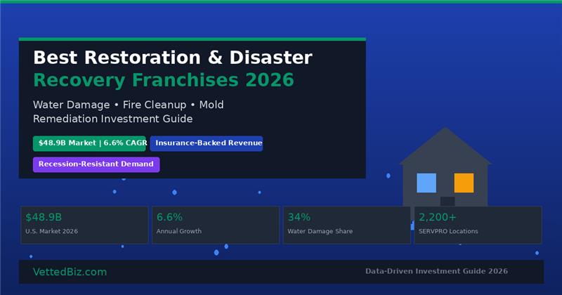 Best Restoration and Disaster Recovery Franchises to Own in 2026