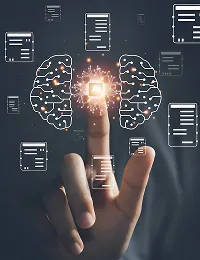 Image of a hand showing light