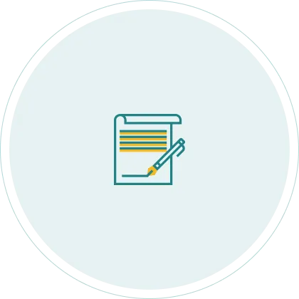 Image of a writing paper