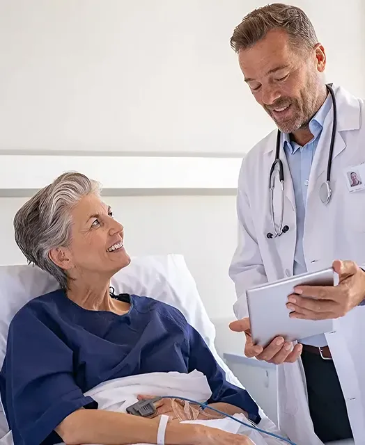 Image of doctor with patient