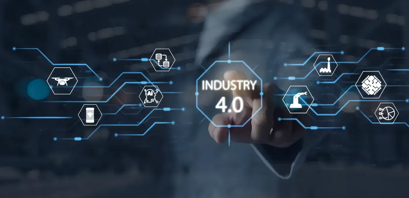 Dark image of industry 4.0