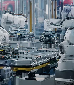 Image of robotics factory