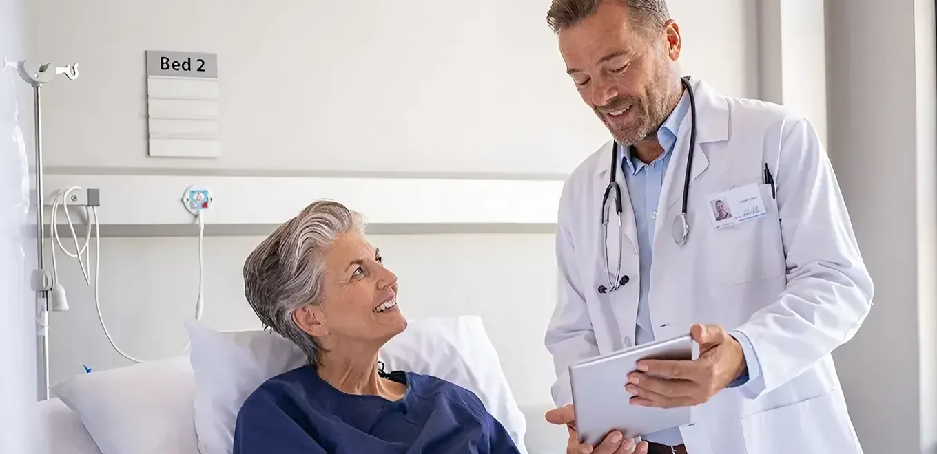 Image of doctor with patient