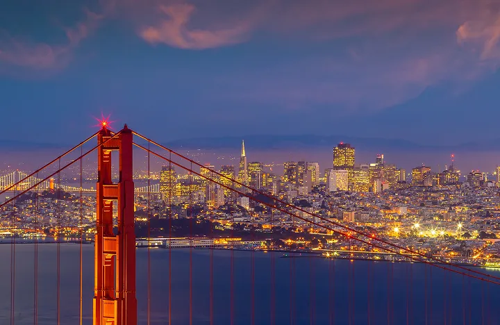 A dron view of a city