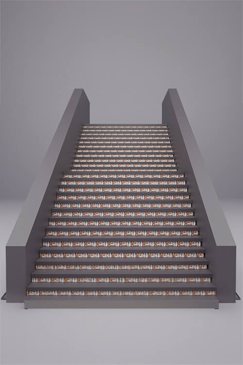 alpro stairs 3D mockup