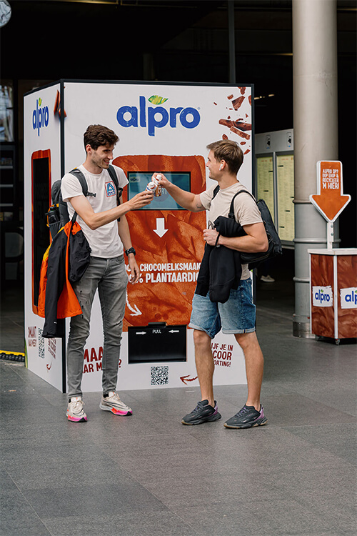 sample delivery box alpro antwerpen-centraal
