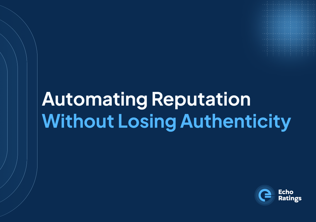 Automating Reputation Without Losing Authenticity