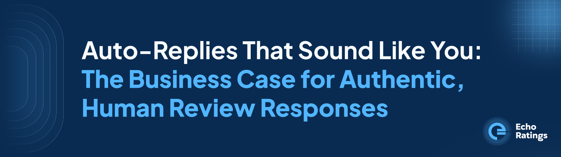 Business owner reviewing a personalized response to an online customer review