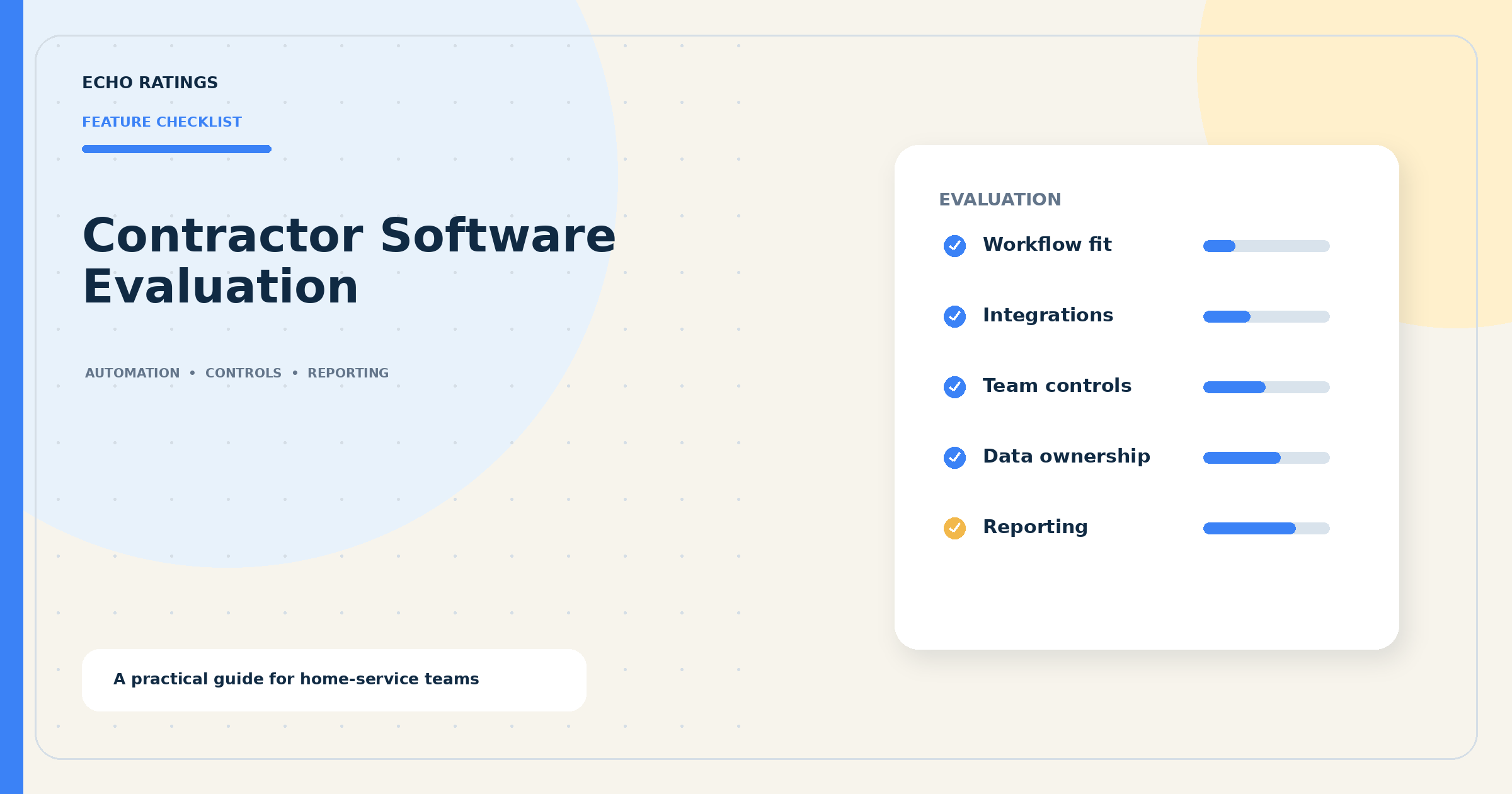 Branded Echo Ratings diagram for Reputation Management Software for Contractors: Features to Look For