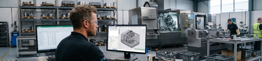 An Estimator working in a machine shop
