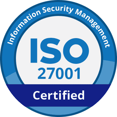 ISO 27001 Information Security Management Certified