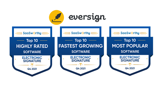 SaaSworthy ranks Xodo Sign as Highly Rated Software in Electronic Signature