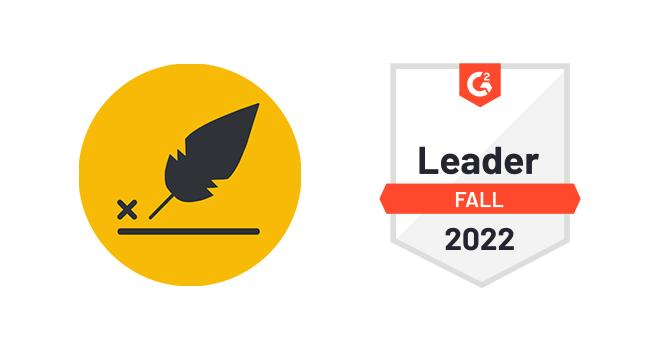 eversign Awarded "Leader Fall 2022" by G2