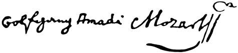 Mozart signature style