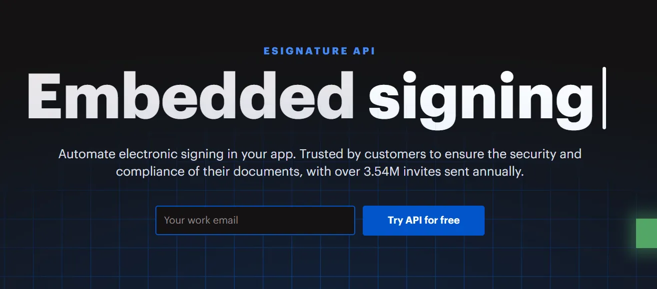 SignNow embedded API platform