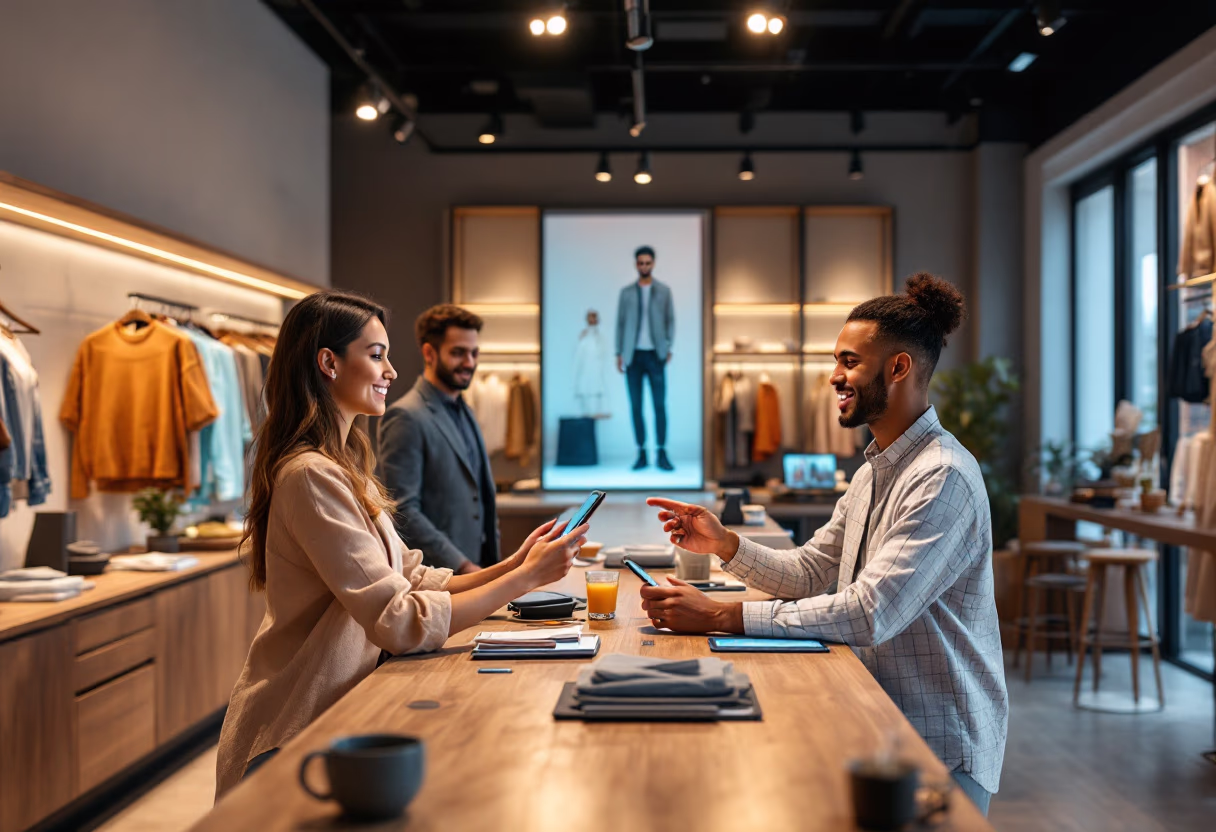 image of ar/vr devices enhancing a retail experience