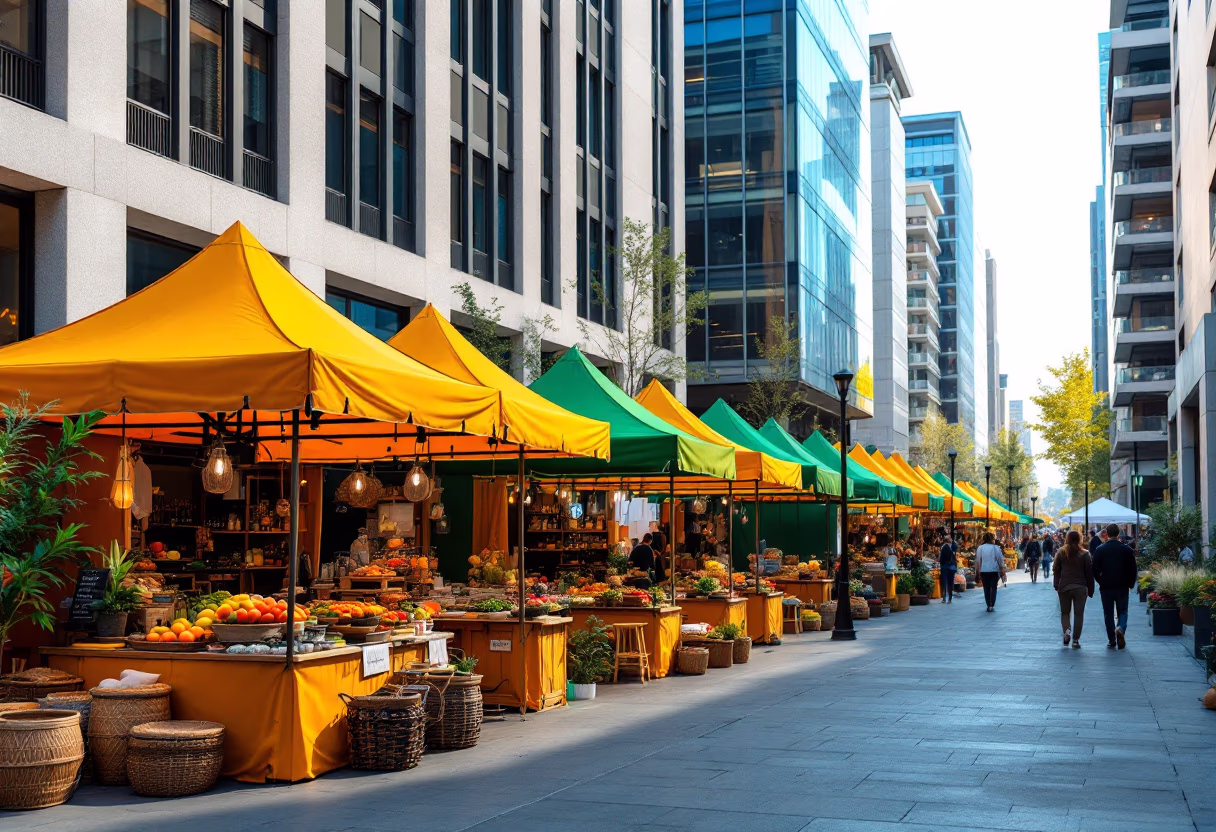 [background image] image of urban community scene (for a humanitarian aid nonprofit)