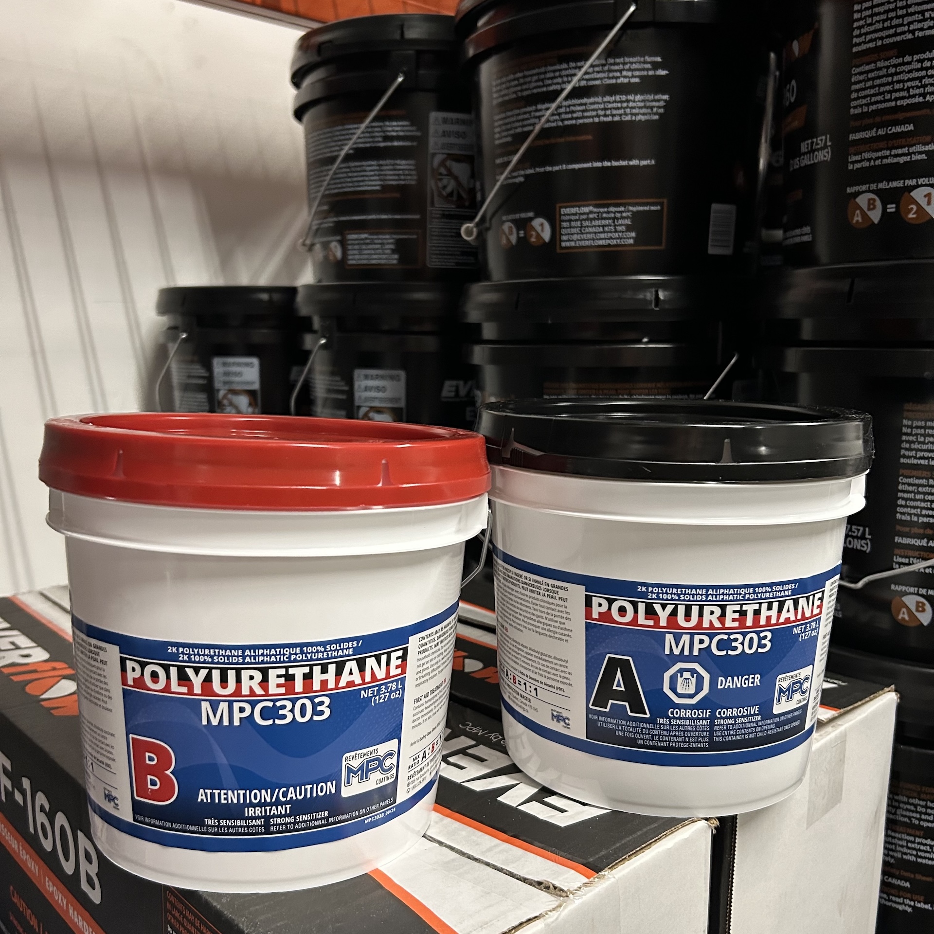 EVERSHIELD-303 – 2 Gallon Kit | Crystal-Clear Aliphatic Polyurethane Floor Coating