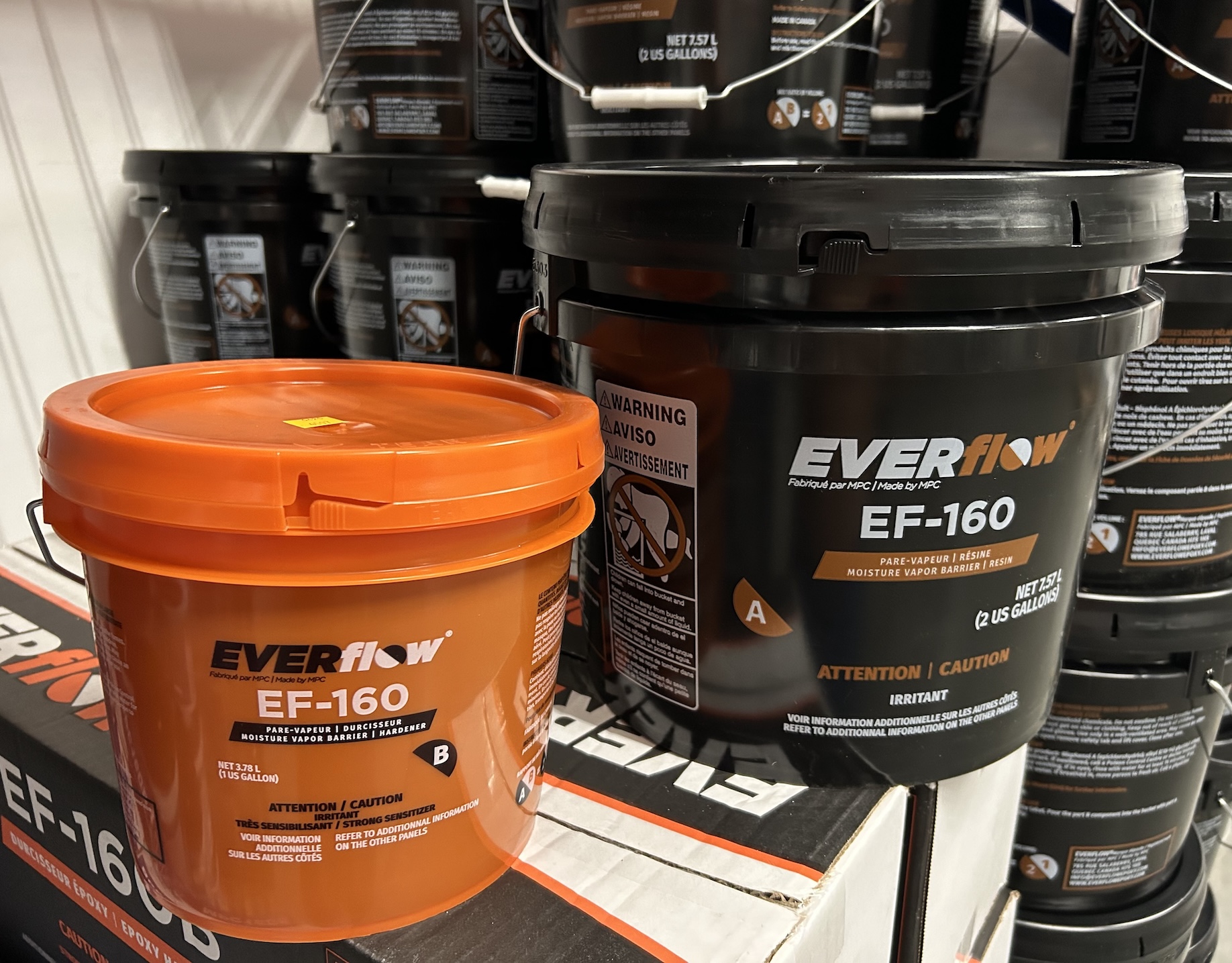 EVERFLOW-160 – 3 Gallon Kit | Moisture Vapor Barrier Epoxy Primer