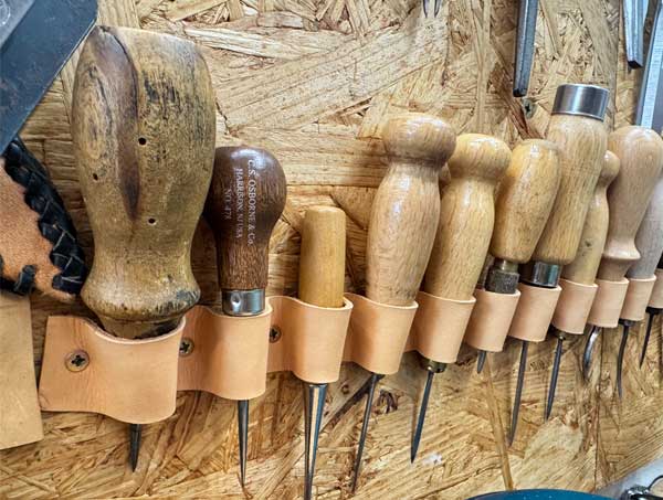 Werkzeuge an der Werkzeugwand