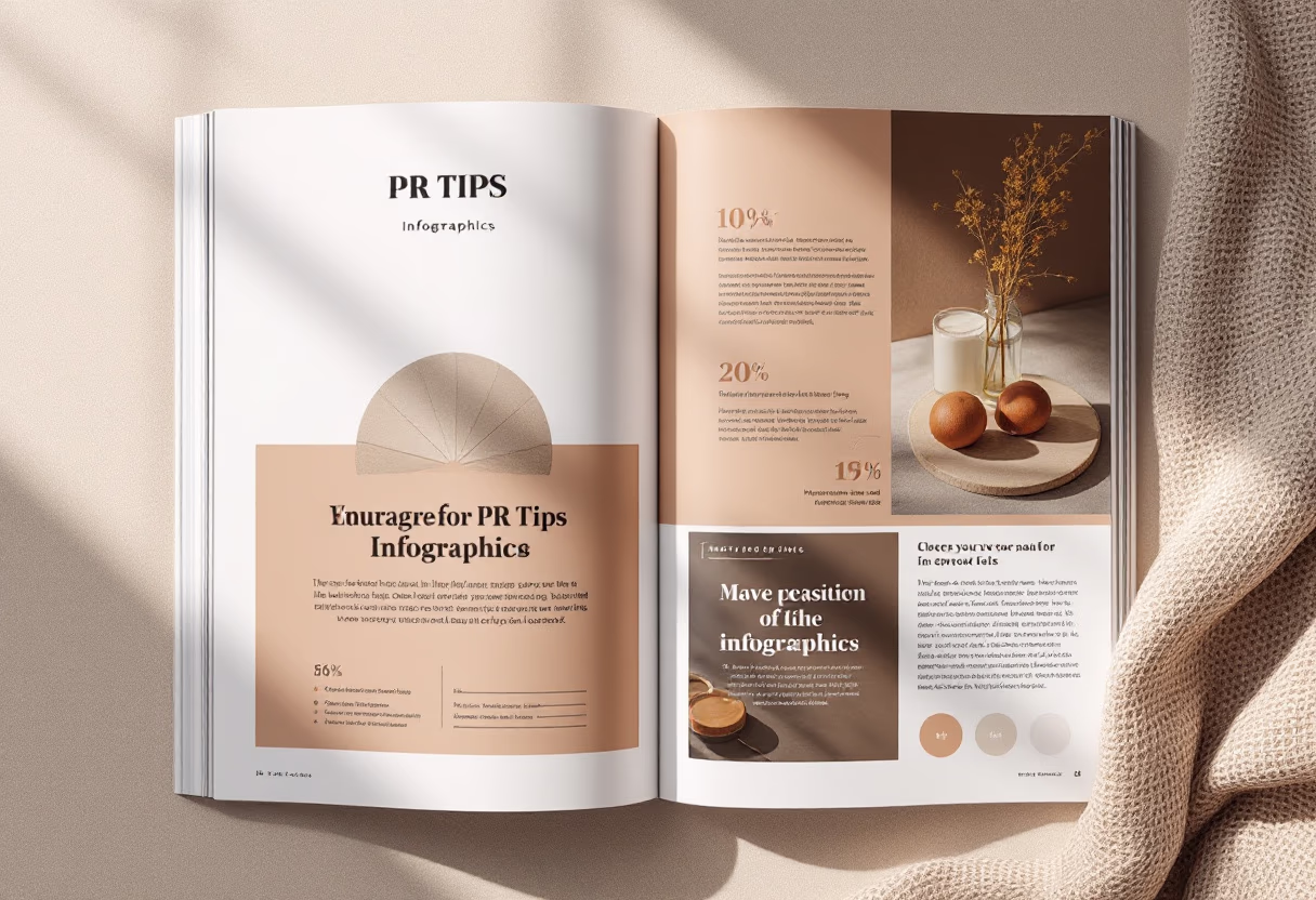 [digital project] image of pr tips infographic (for a pr firm)