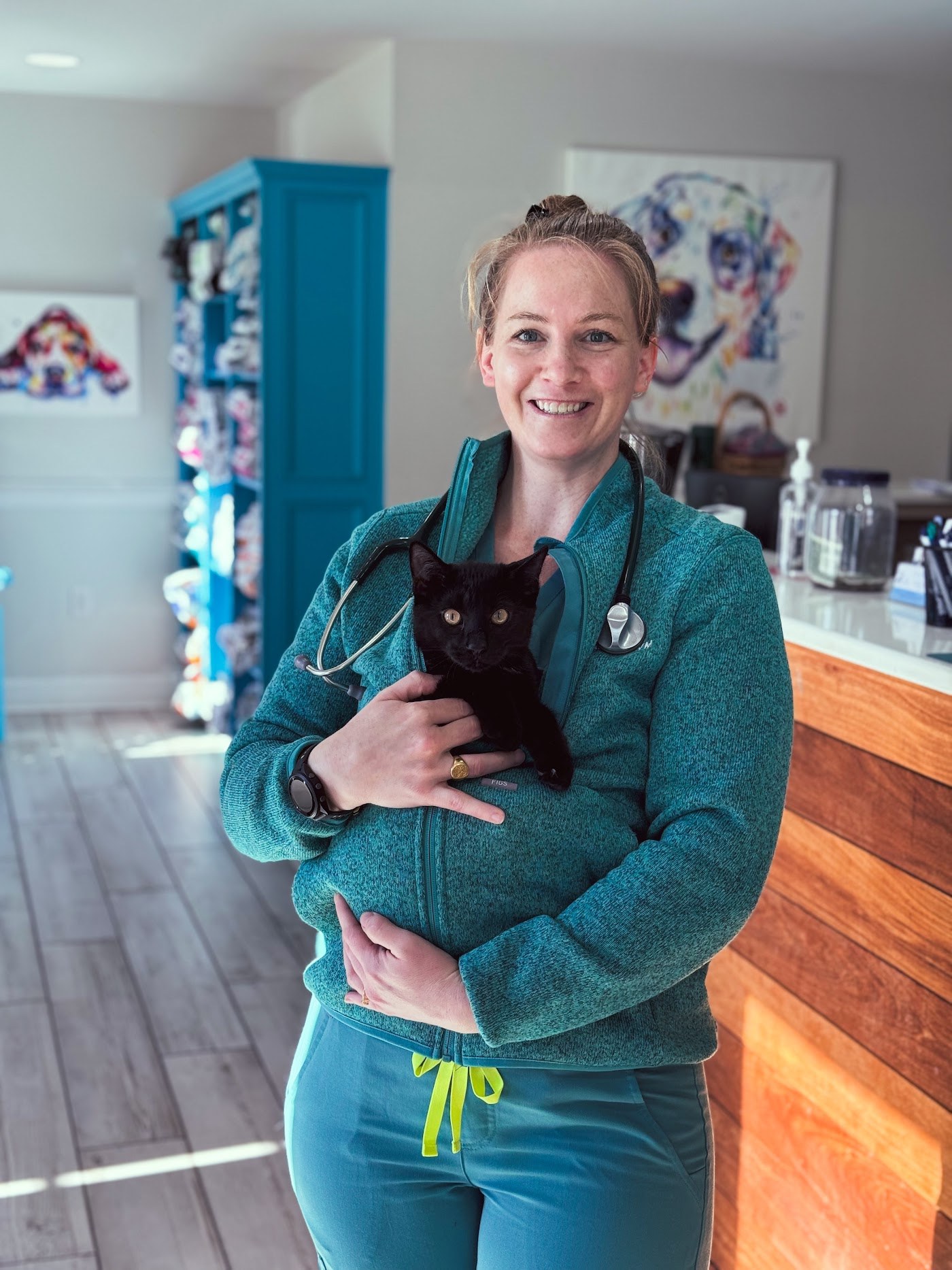 Dr. Sophie Vallely at the practice