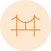 Icon of a bridge