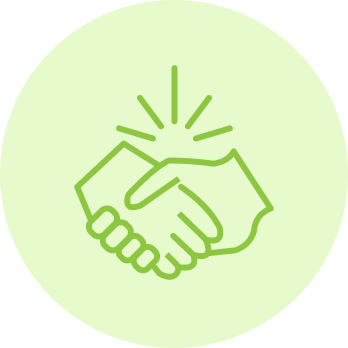 Icon of a handshake