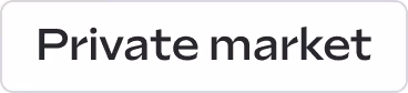 Button labeled "Private market" in a clean, modern design with rounded edges.